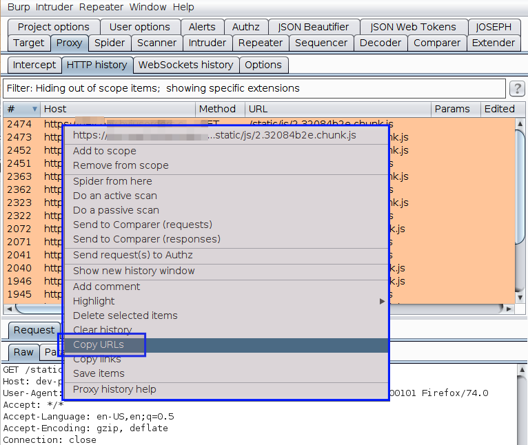 Finding Gems in JavaScript using Dumpster Diver, figure 2