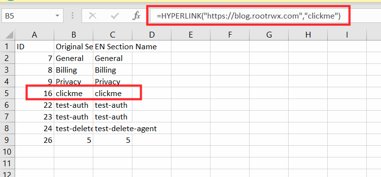 CSV Formula Injection, figure 6