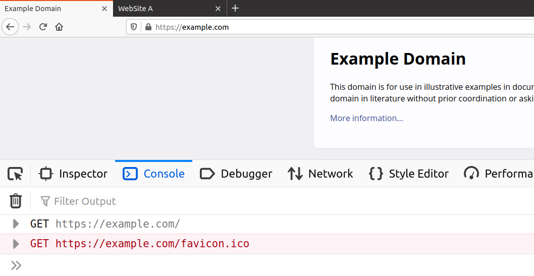 Same Origin Policy in Tabs, figure 5